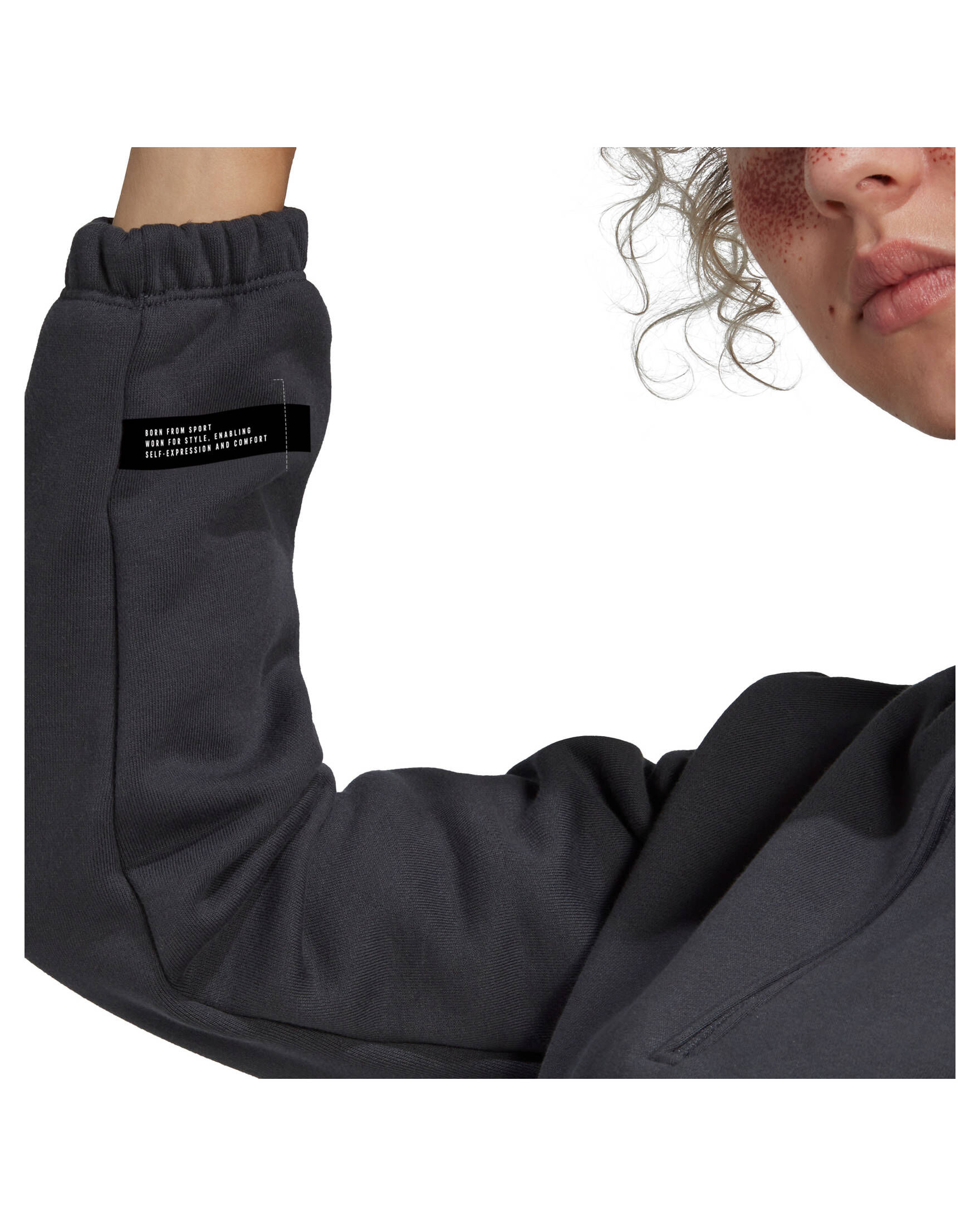 adidas Sportswear| Damen Sweatshirt CROPPED HALF-ZIP