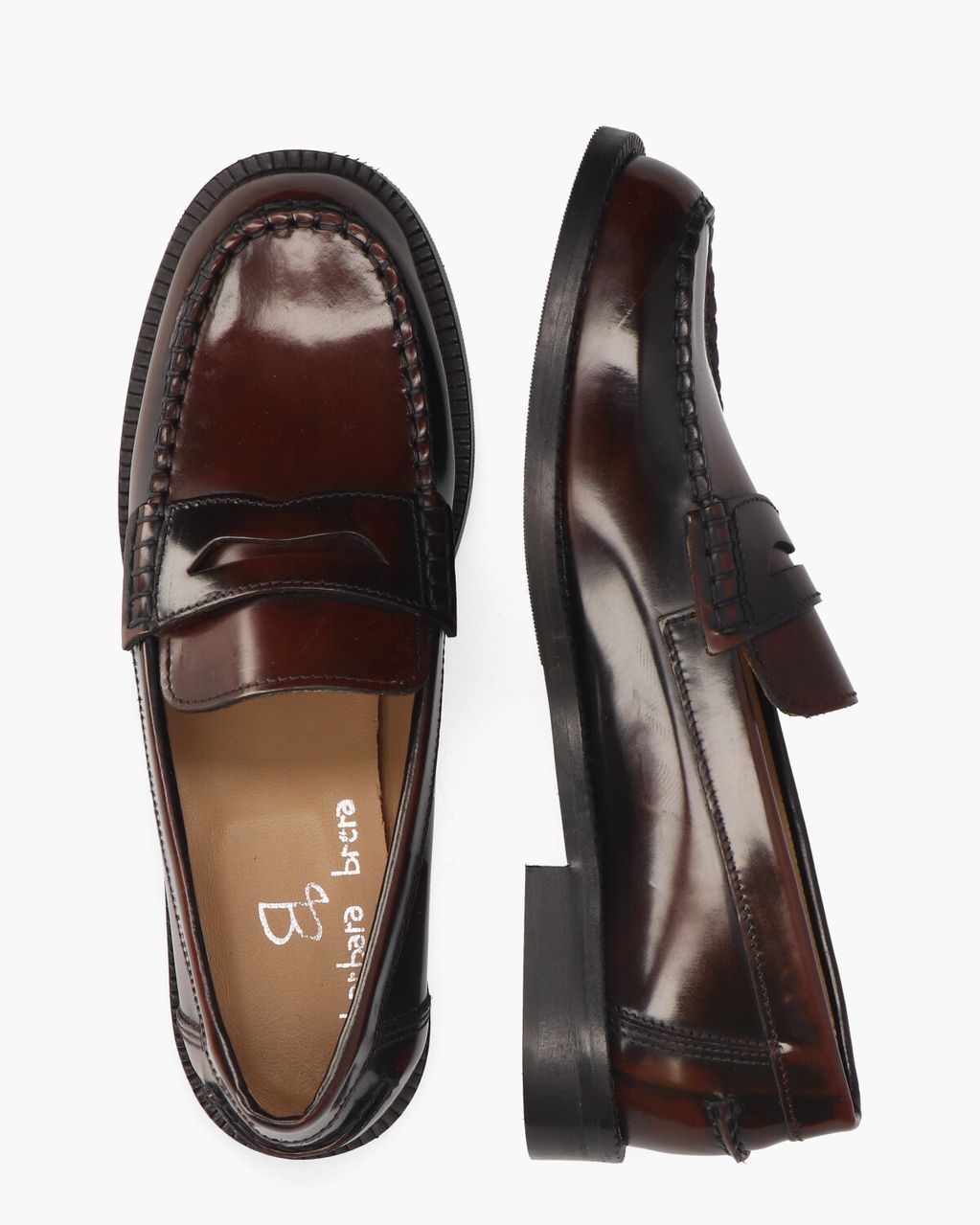 Barbara Brera Amara Bordeauxrood Damesloafers