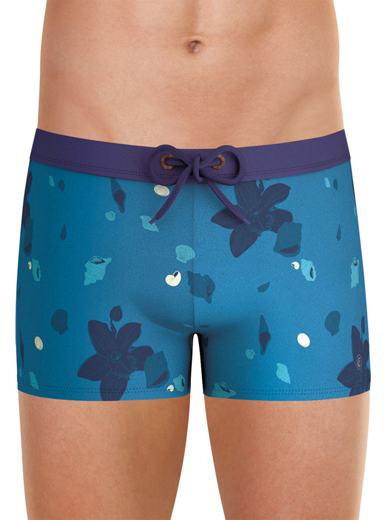 Boxer de bain Lagon en matière recyclée