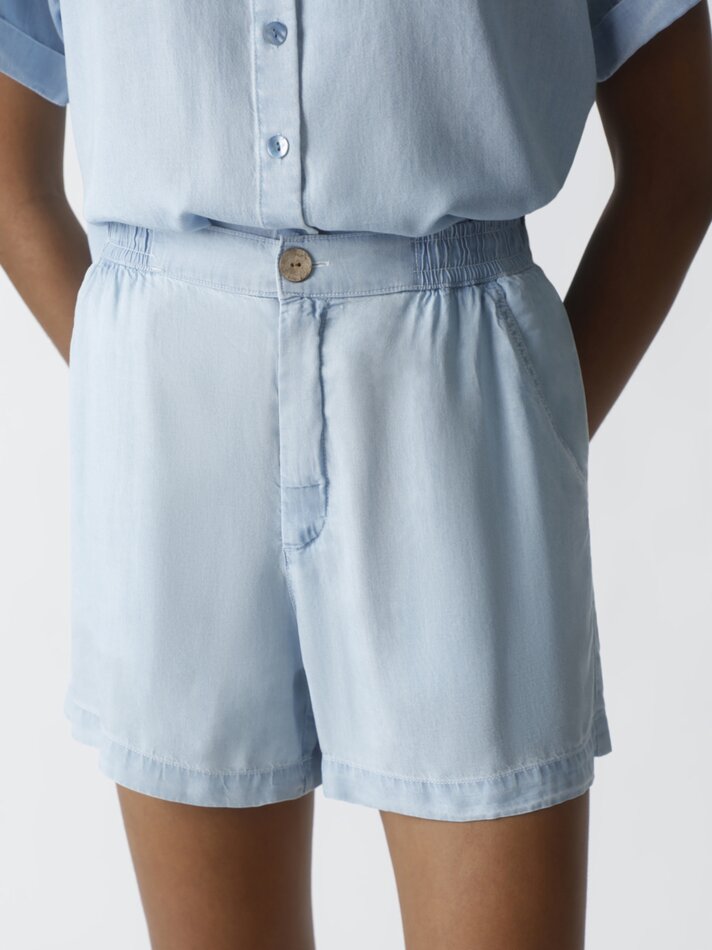 Shorts jeans claros - Azul claro