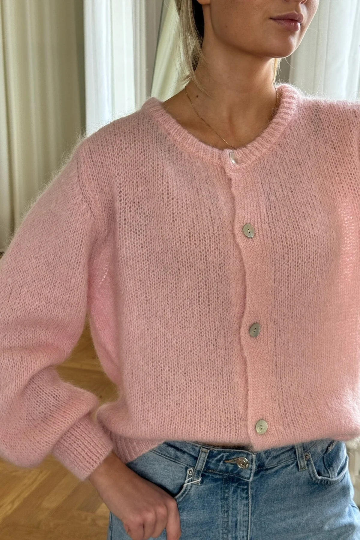 BYIC Idaic Cardigan lpink light pink