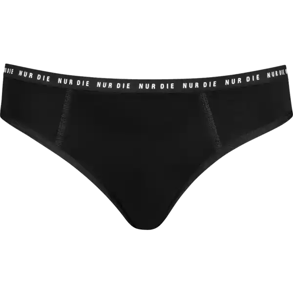 Periodenunterwäsche Slip mittelstark schwarz Gr. S 36-38