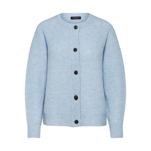 Selected Femme Lulu Cardigan, Cashmere Blue Melange, L