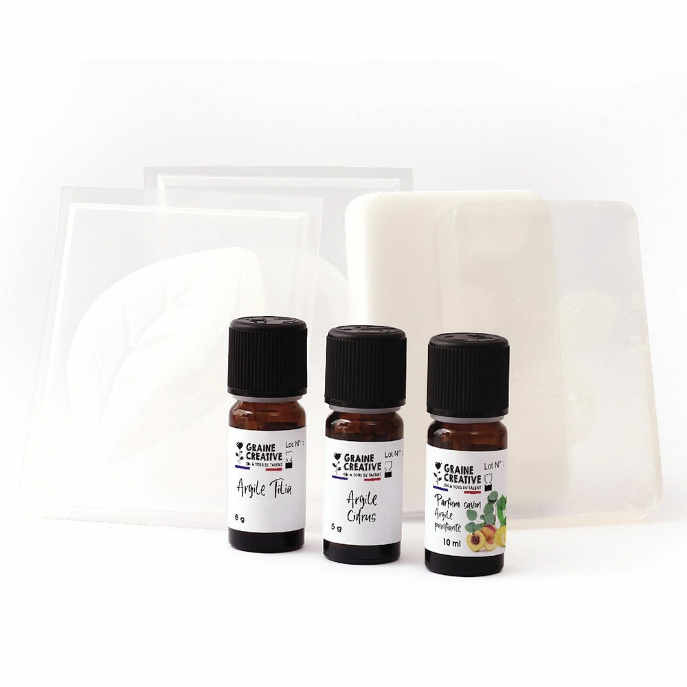 Coffret diy savons aux argiles