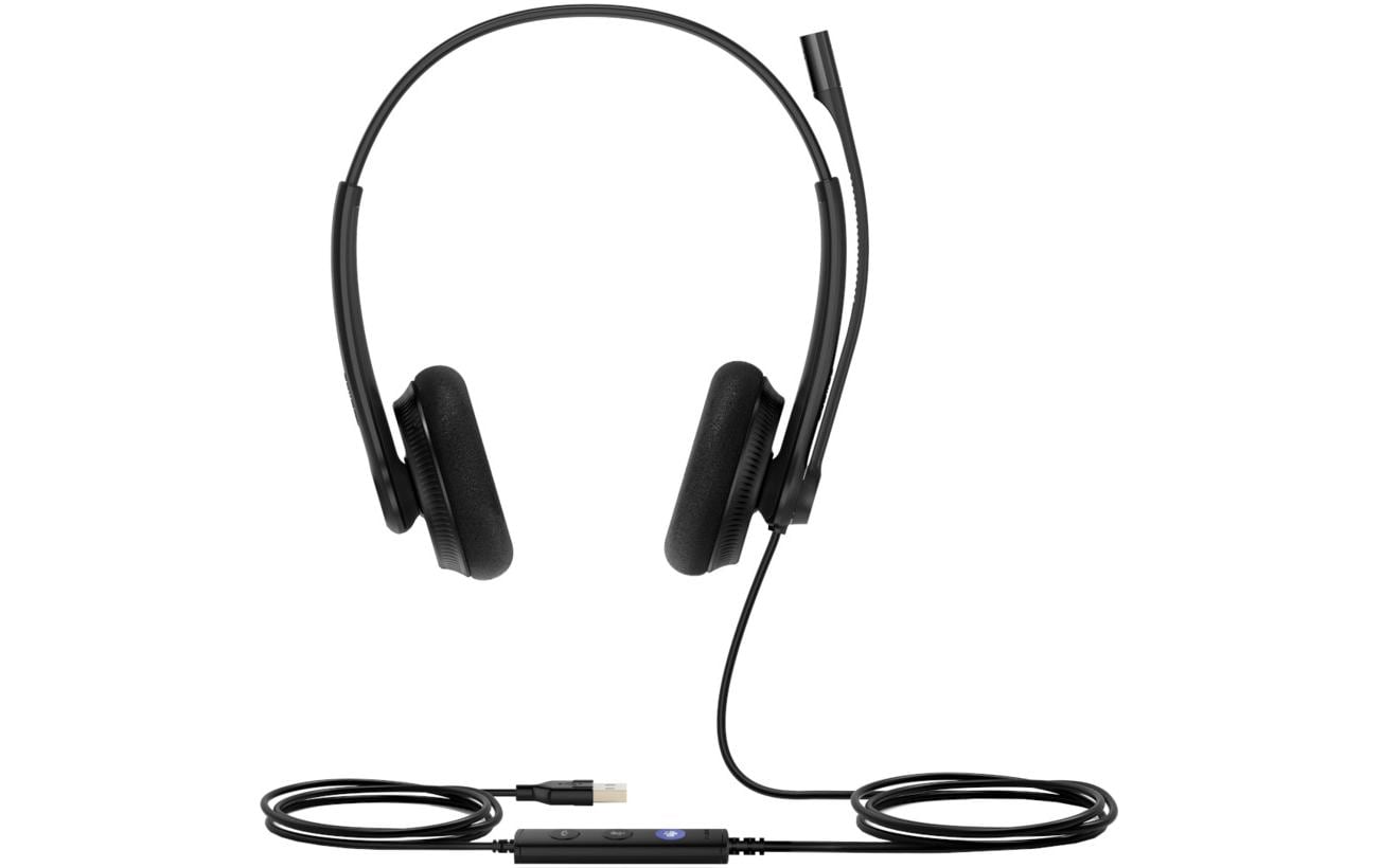 Headset UH34 Dual UC USBYealink USB-Headset mit Kabel