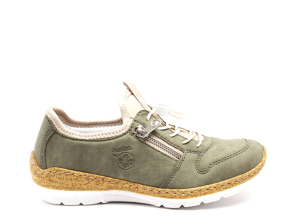 Rieker basses femme n42go kaki