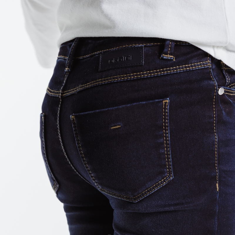 Jean skinny dark blue bleu fille