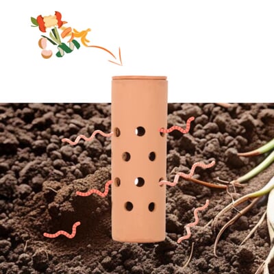 Wurmkomposter für Hochbeete und Beete