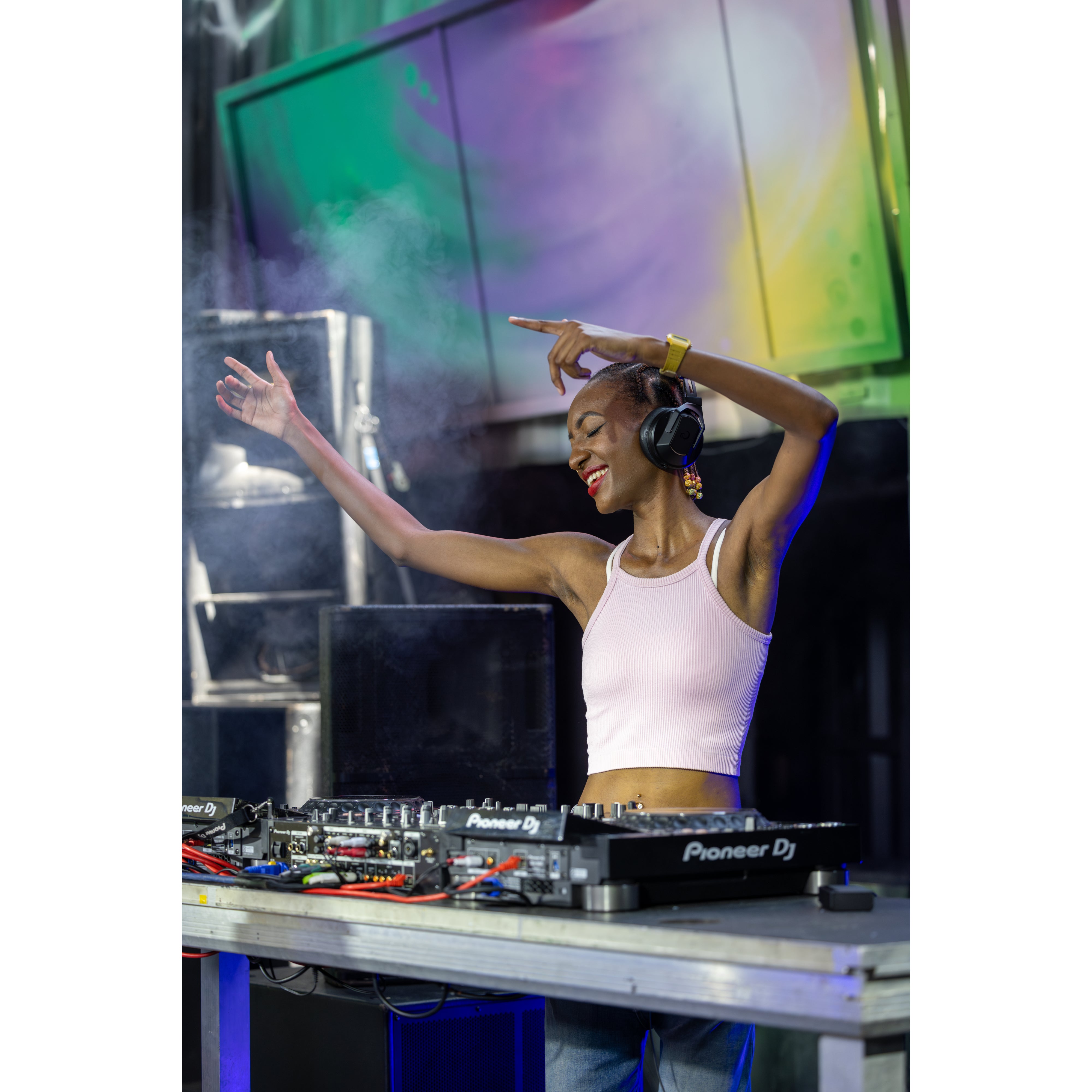 AlphaTheta HDJ-F10 professionele draadloze DJ hoofdtelefoon