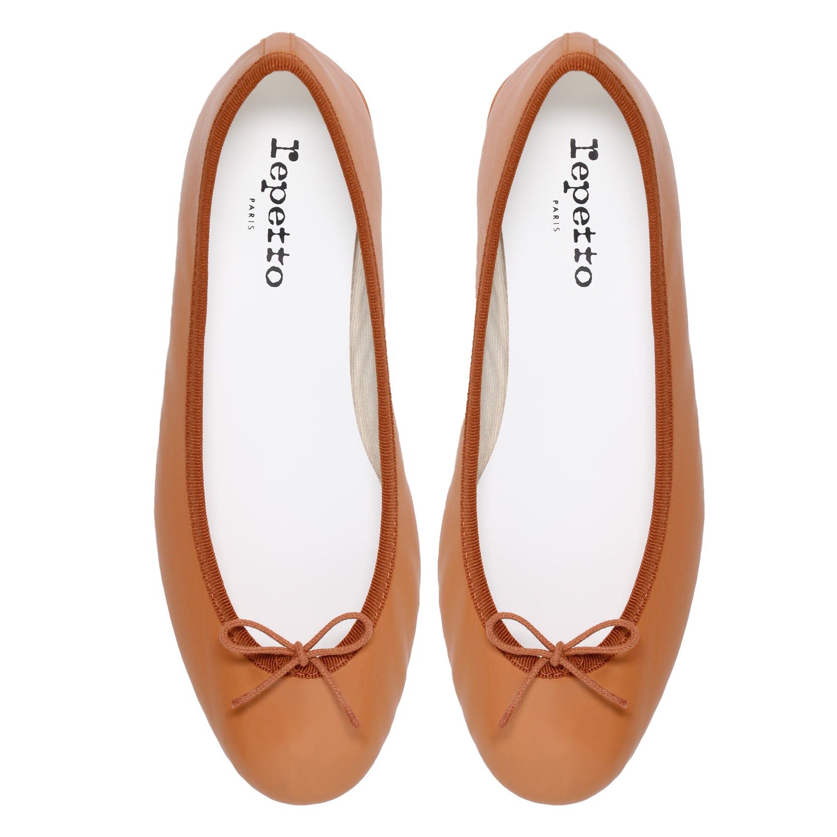 CAMILLE - Ballerines en cuir | Marron