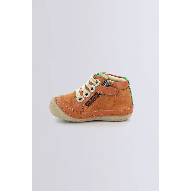 SONISTREET CAMEL BOTTILLONS Cuir Garçon