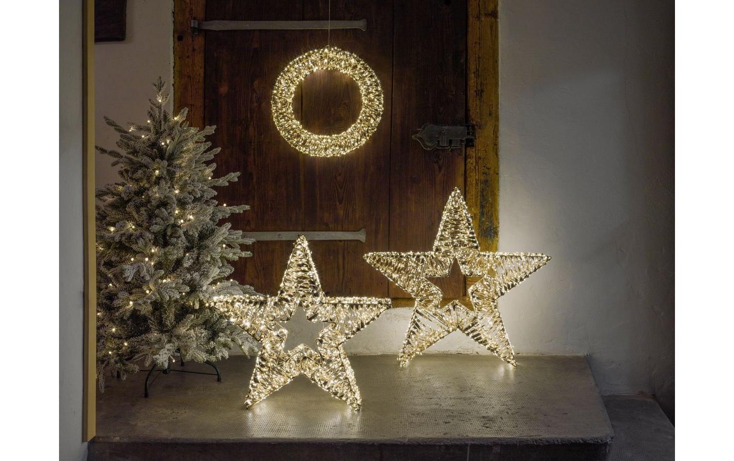 Glamour star, 60 WarmweissLED Dekoration