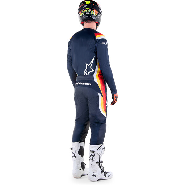 Alpinestars - Maillot Fluid Corsa Navy / Rouge / Jaune