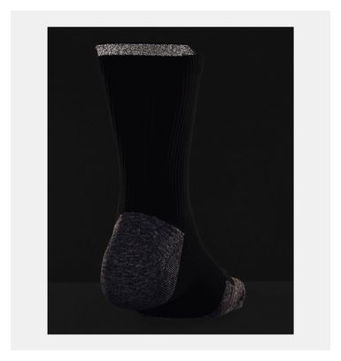Chaussettes mi-hautes Under Armour ArmourDry Run Cushion Noir Unisexe