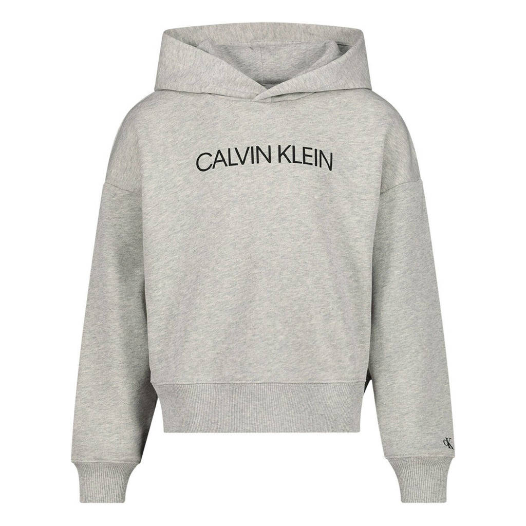 Calvin Klein sweater met logo grijs
