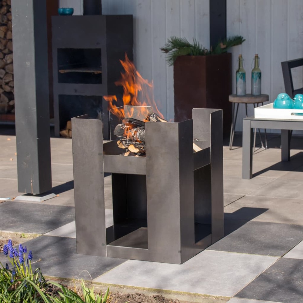 Foyer hollola gris acier