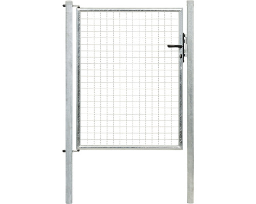 Wave mesh enkele poort ALBERTS 100 x 125 cm incl. palen 6 x 6 cm thermisch verzinkt