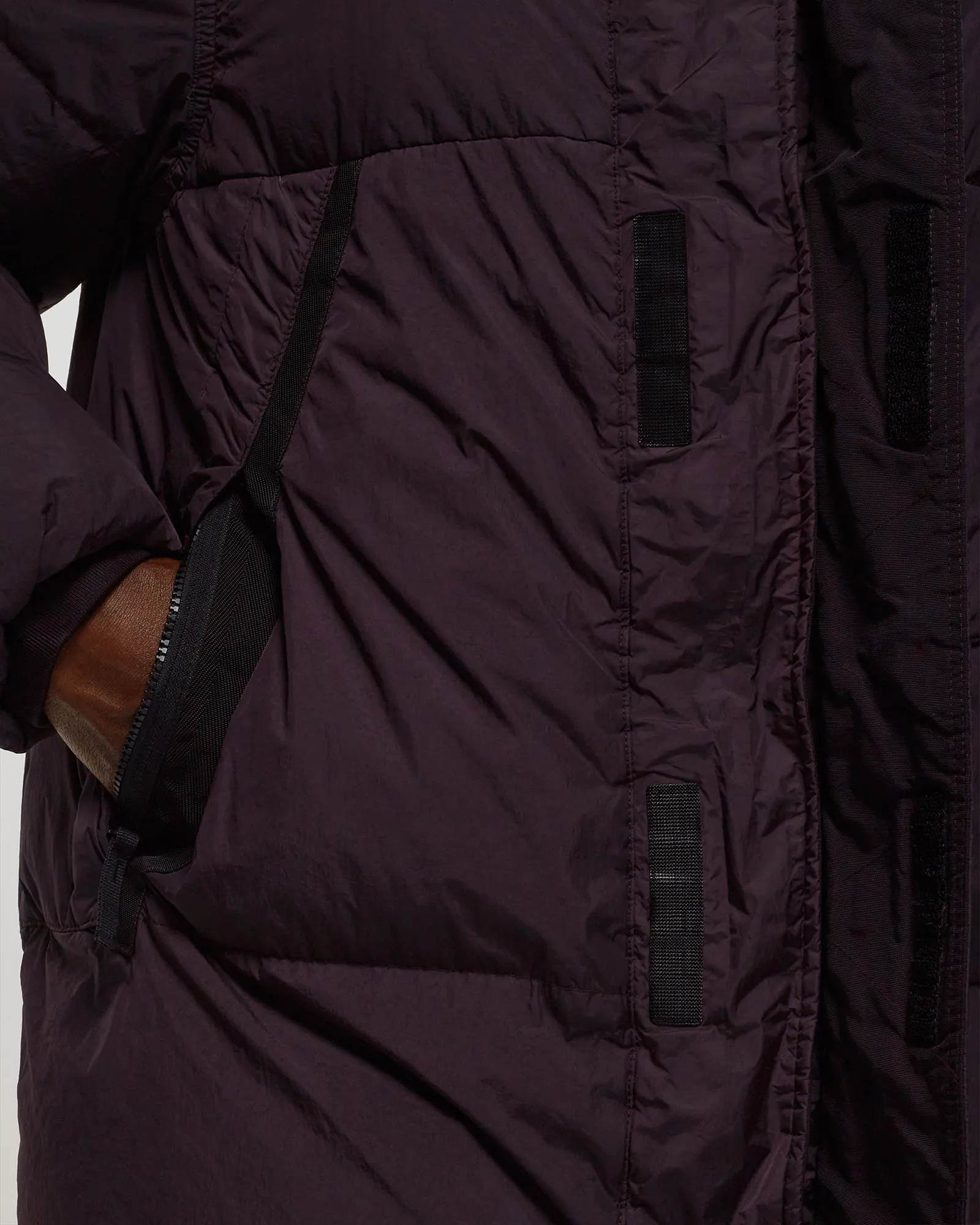 Stone Island REAL DOWN BLOUSON GARMENT DYED CRINKLE REPS REPs RECYCLED NYLON