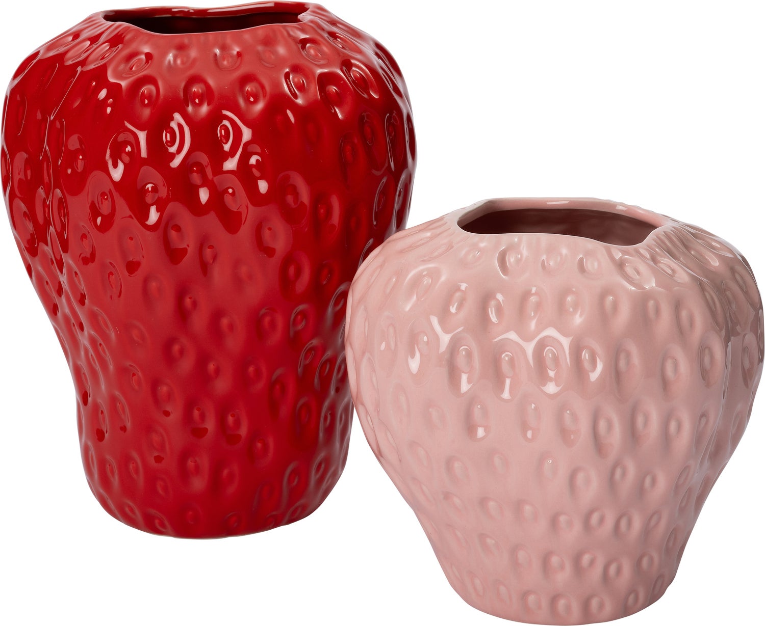 Intratuin vaas Berry rood D 17,8 H 21,5
