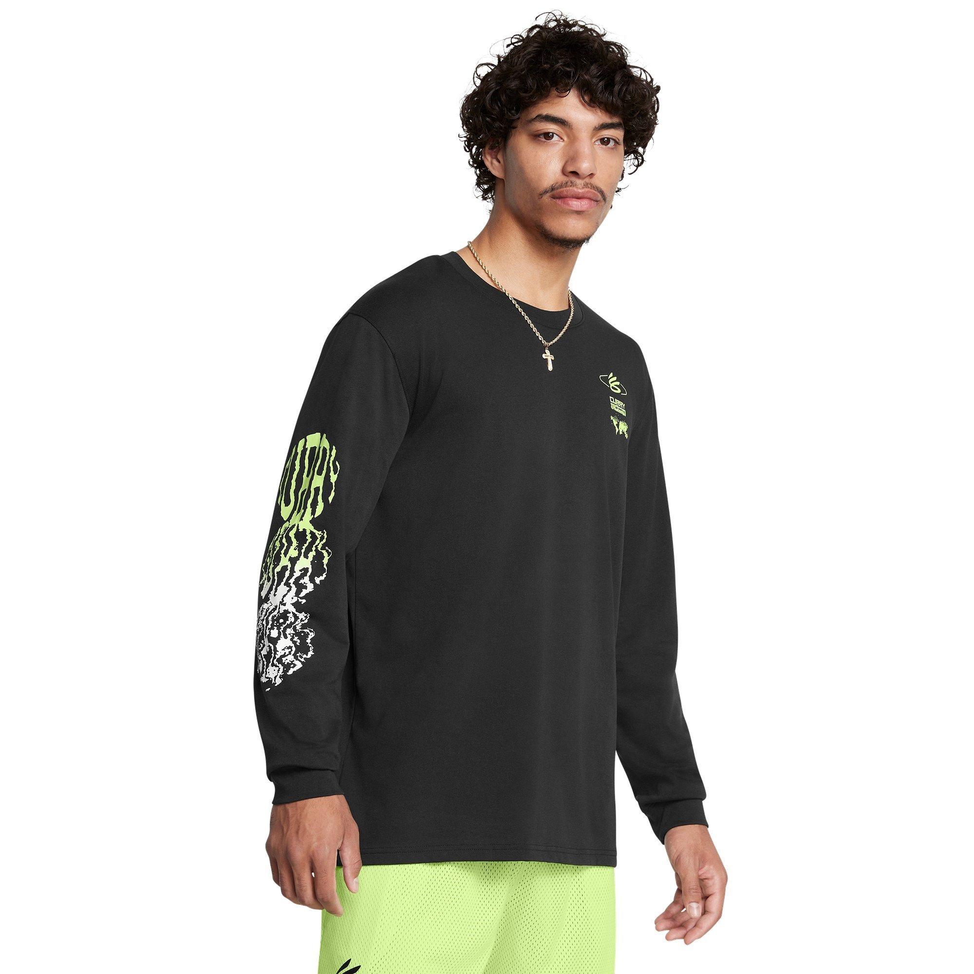 Under Armour UA Curry Verbiage Heavyweight Long Sleeve T Shirt Adults