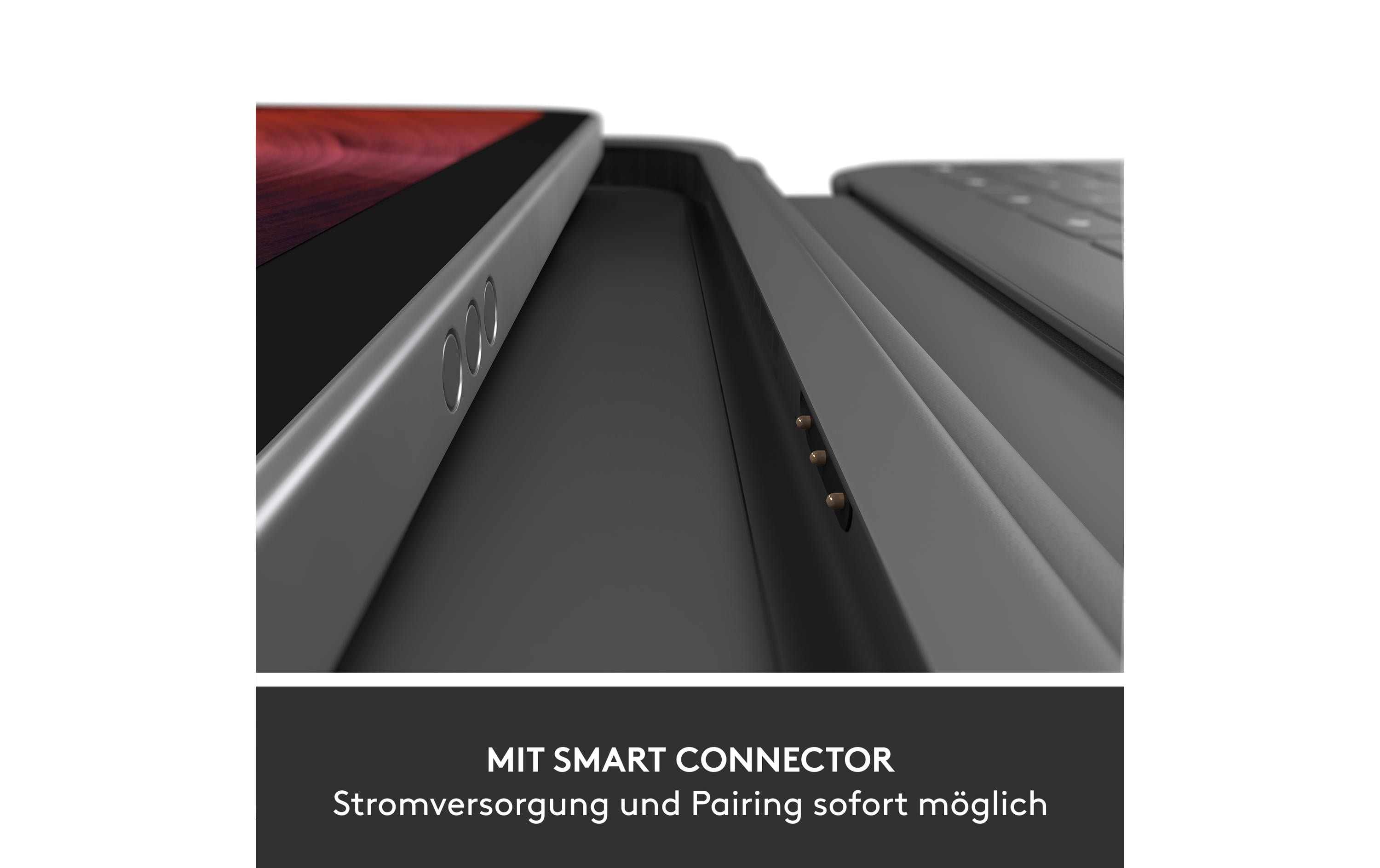 Tablet Tastatur Cover Rugged Folio iPad (10. Gen, A16/2025)<br>Schutzhülle mit integrierter Tastatur für Apple iPad 10.9
