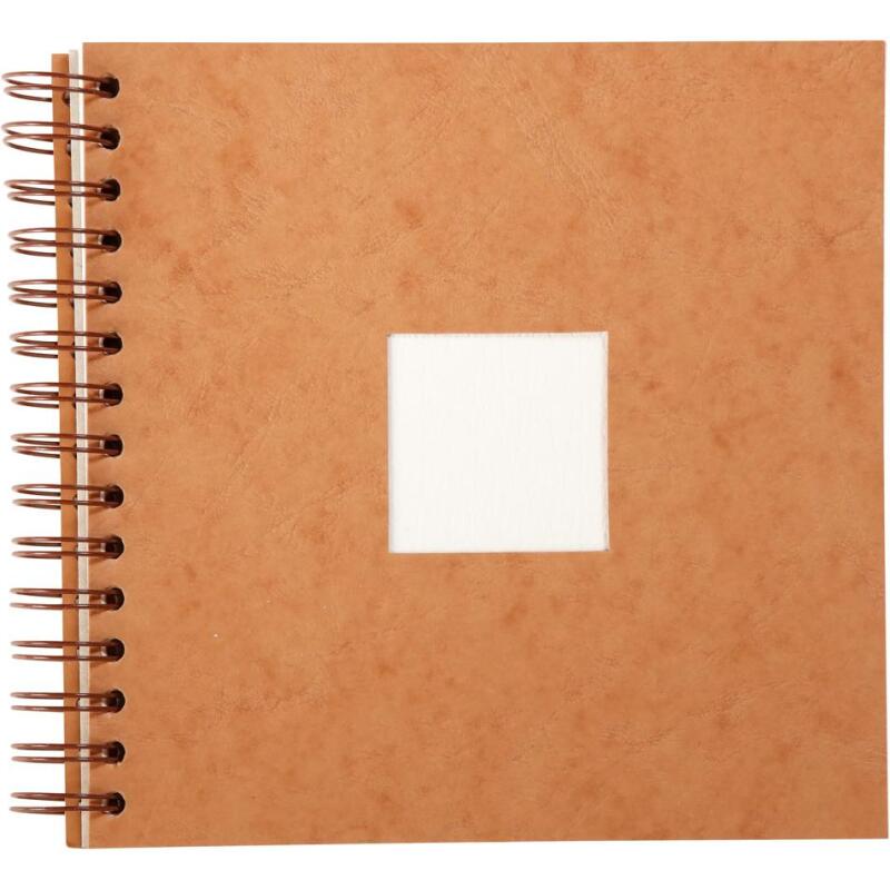 Carnet de Voyage aquarelle spiralé 20F 20x20cm 300g - Havane