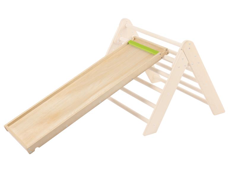 Houten 2-in-1 glijbaan