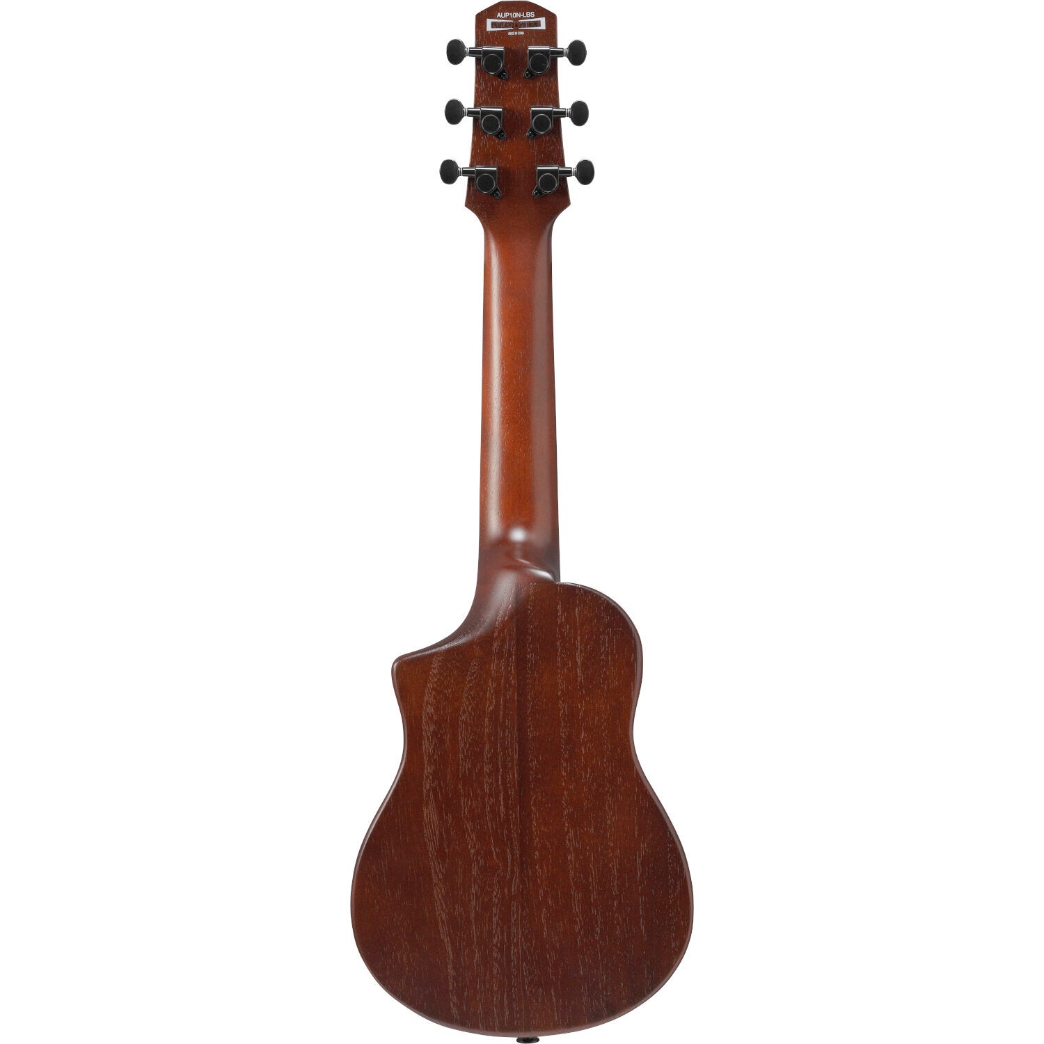 Ibanez AUP10N Open Pore Light Brown Sunburst guitalele / piccolo gitaar met gigbag