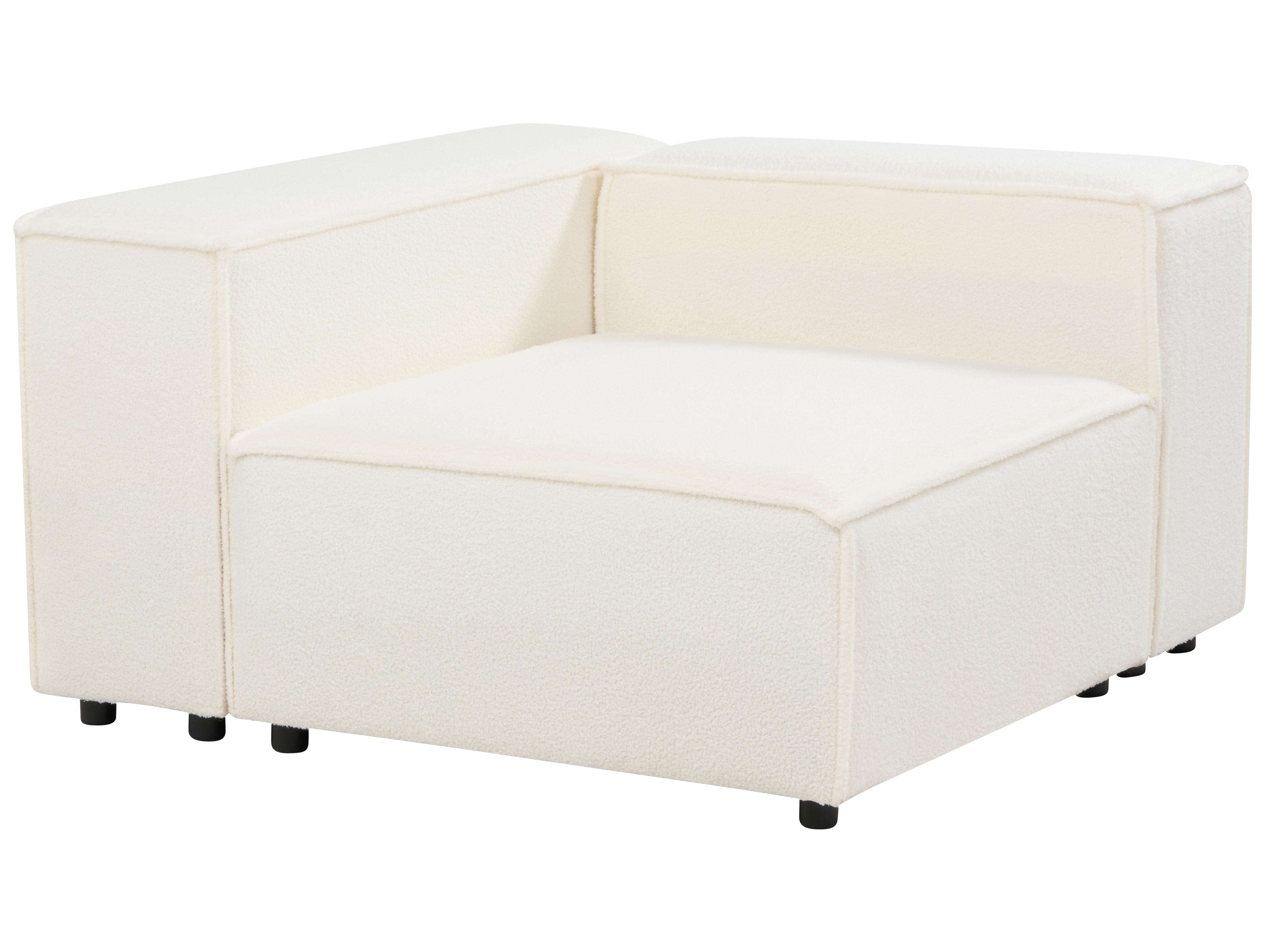 Modulaire bank 2-zits APRICA Bouclé Gebroken wit