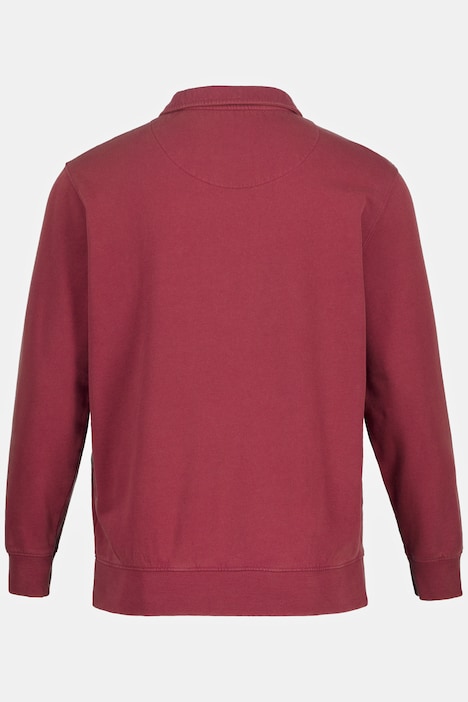 Sweatshirt, Polokragen, Zipper