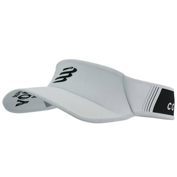 Visière running COMPRESSPORT VISOR ULTRALIGHT WHITE/BLACK