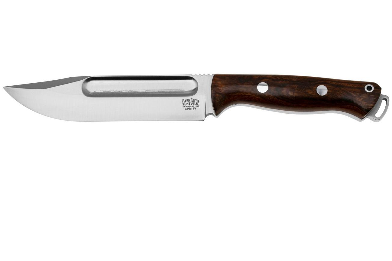 Bark River Bravo Squad Leader 2 07-224-DI, CPM 3V, Desert Ironwood vaststaand mes