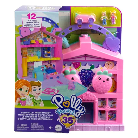 Mattel Polly Pocket Pollyville Lebensmittelmarkt