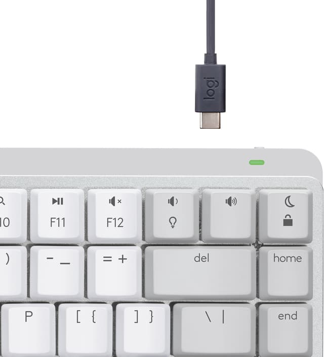 Logitech MX Mechanical Mini Mac trådløst tastatur (grå)