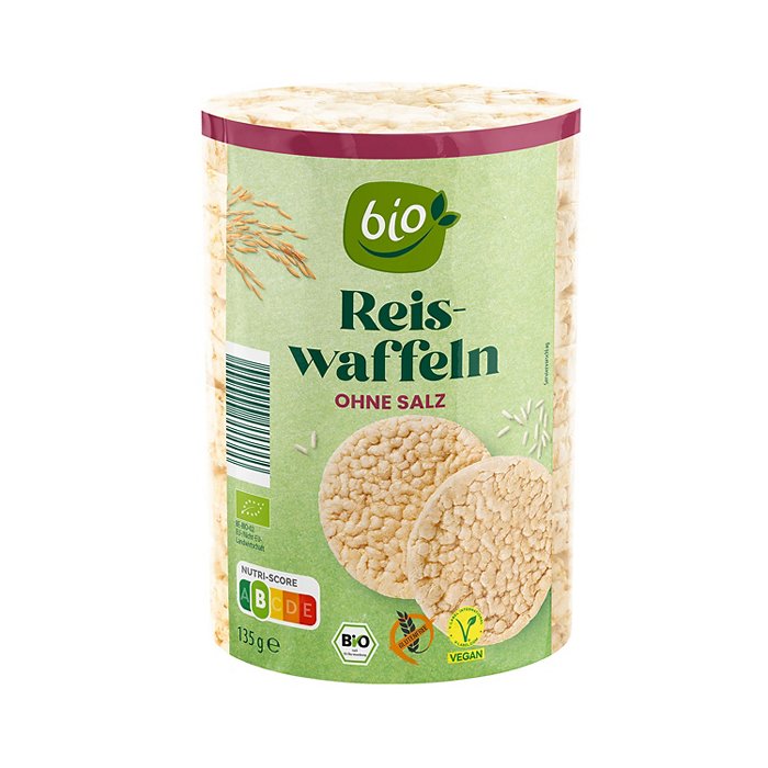 GUT BIO Bio-Reiswaffeln 135 g, ohne Salz