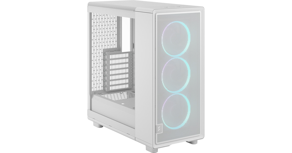 Fractal DesignEpoch RGB midi tower behuizing  (Wit | 2x USB-A | 1x USB-C | RGB | Tempered Glass)
