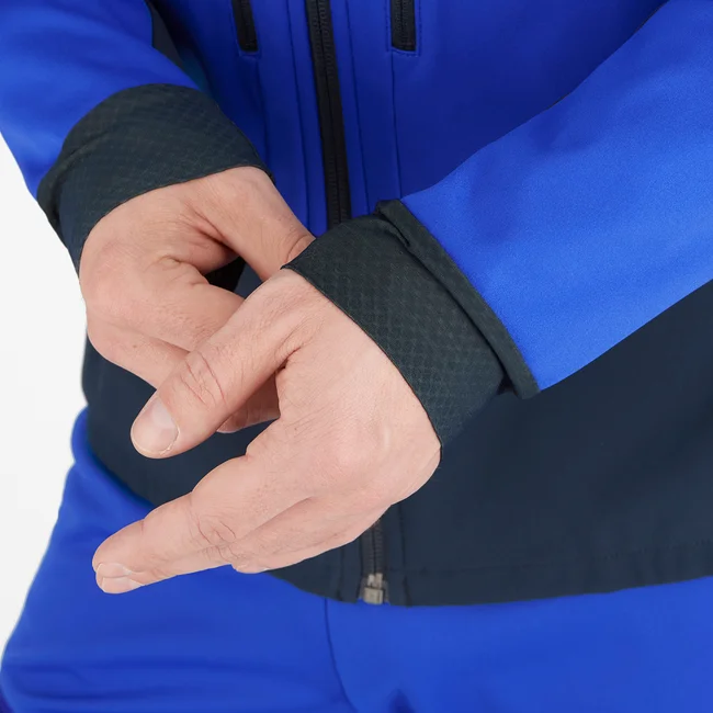 MTN  Windjacke mit Kapuze und durchgehendem Reißverschluss Herren