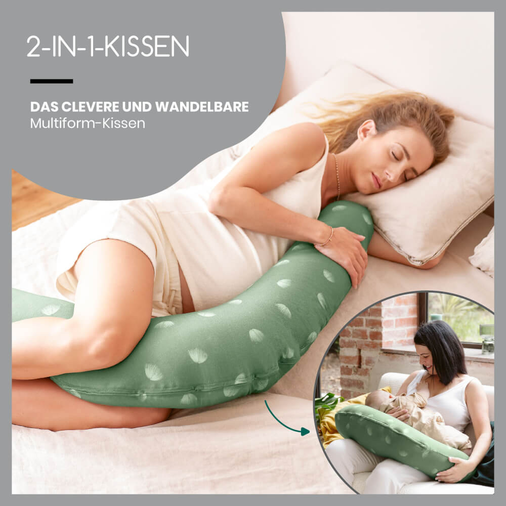 B.Love 2-in-1 Stillkissen Wind Green