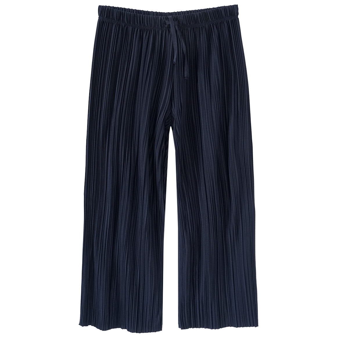 Topolino Mädchen Hose mit Plissee-Struktur dunkelblau