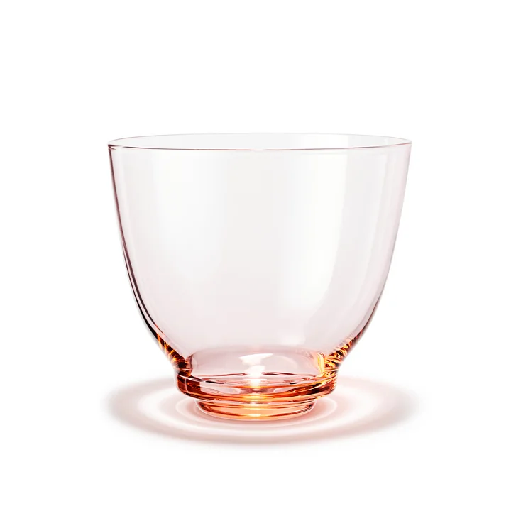 Holmegaard - Flow Wasserglas 35 cl, rosa