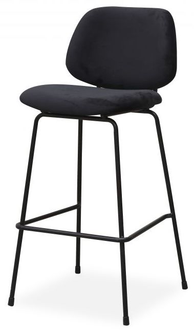 Barkruk Zwart ZM-88.020 Bello B46 x D53 x H105 cm