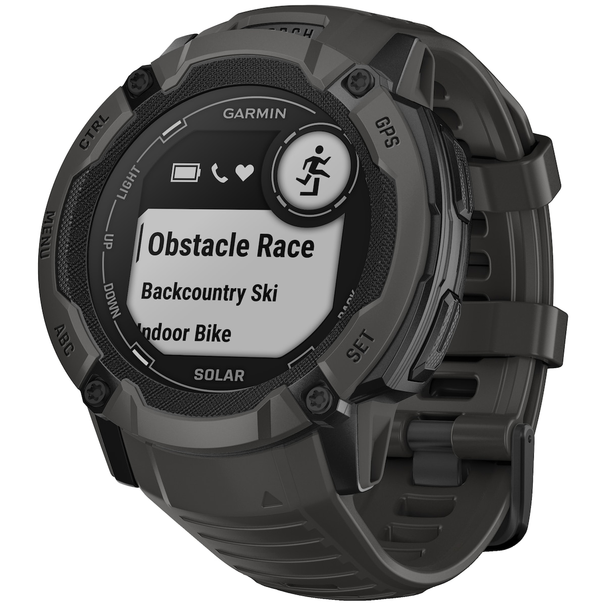 Garmin Instinct 2X Solar utendørsklokke (grafitt)