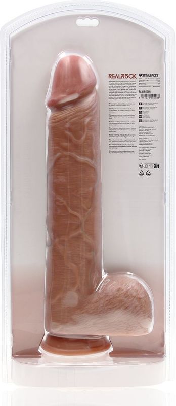 Extra Large Straight with Balls 15 / 38 cm - Tan