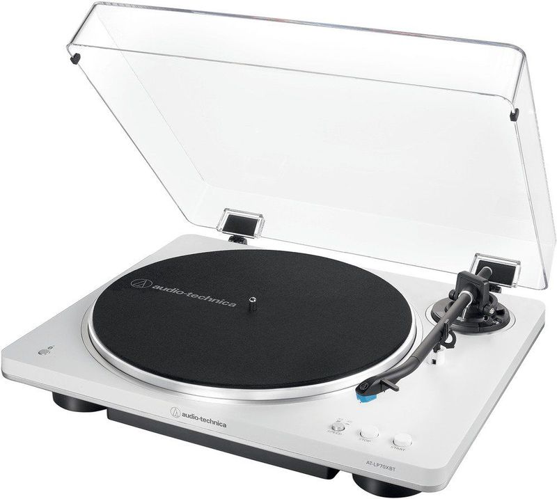 Audio-Technica Draaitafel - Volautomatisch - Draadloos - Wit/Zwart