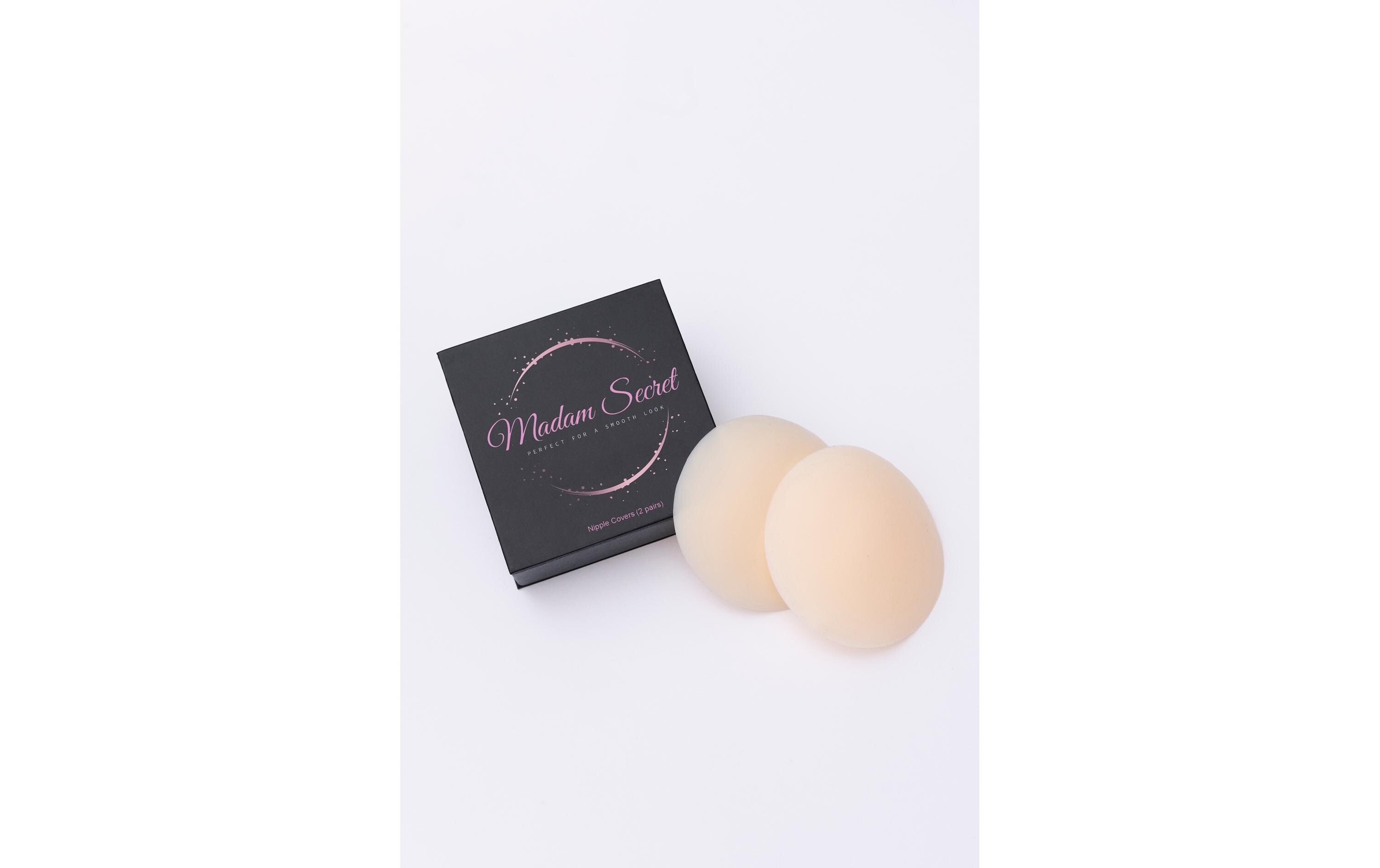 Nipple Cover hellbeige 2 PaarSelbstklebende, antiallergische Nipple Cover