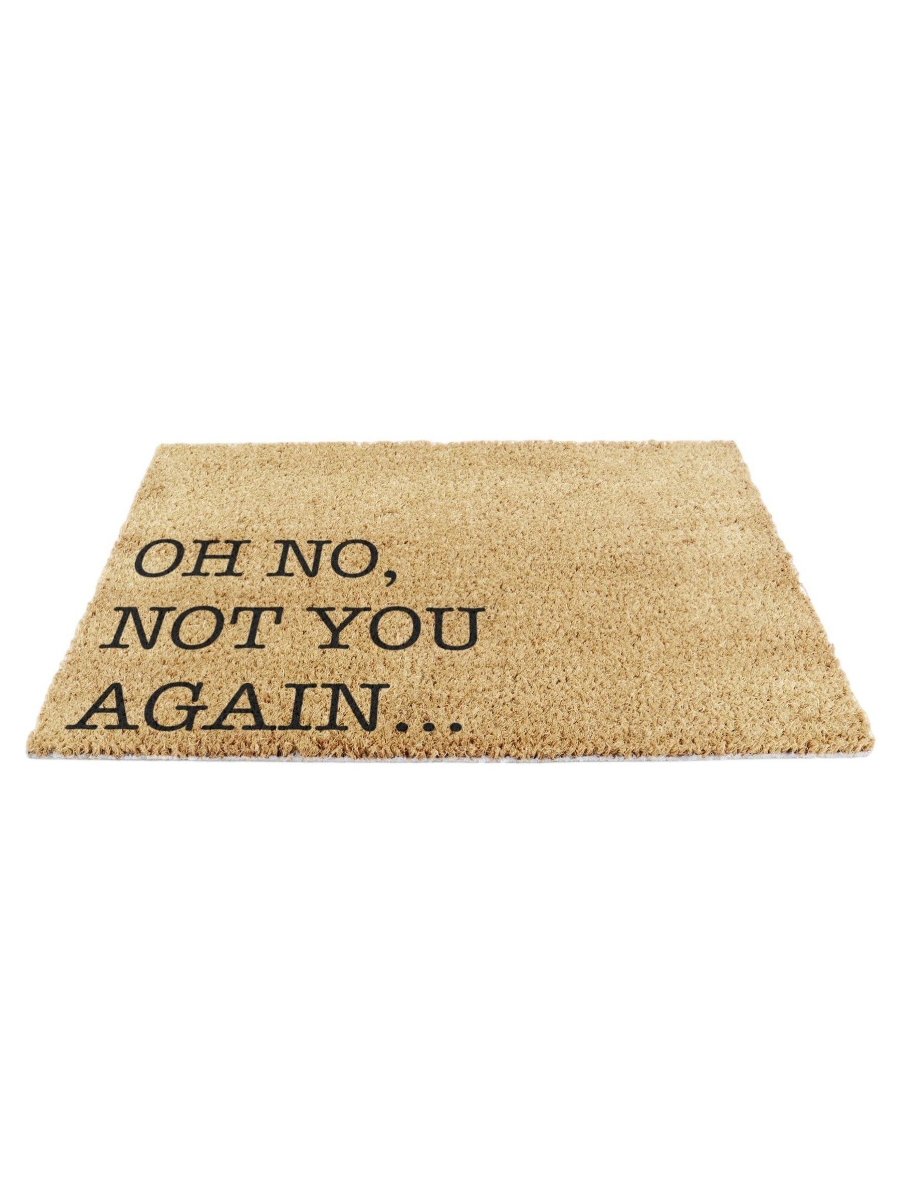 Artsy Mats Oh No Not You Again Doormat