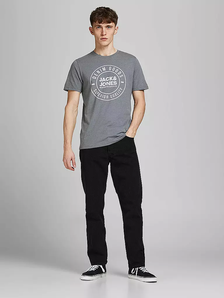 JACK & JONES Jeans Loose Fit Chris schwarz