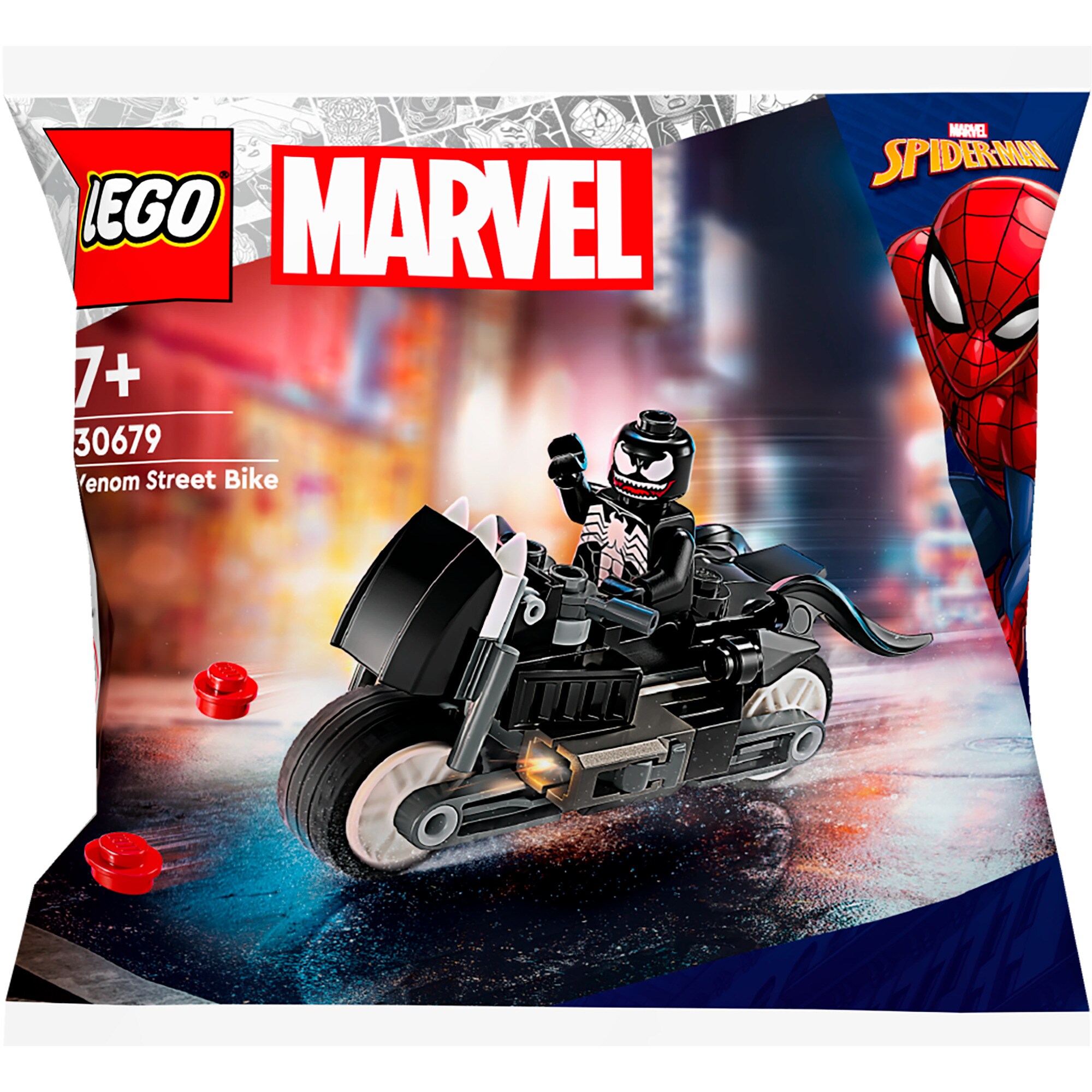 LEGO Konstruktionsspielzeug Marvel Super Heroes Venoms Motorrad