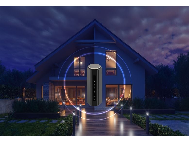 Netgear Tri-Band WiFi Router RS600 Nighthawk WiFi 7 Netgear RS600 Nighthawk WiFi 7 Router (bis zu 18 Gbps)