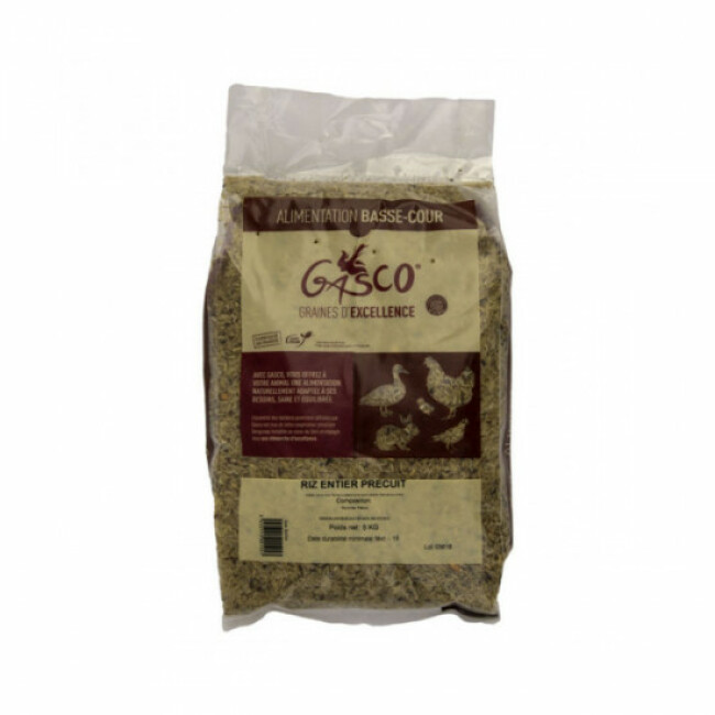 Riz long entier précuit Gasco pour chien